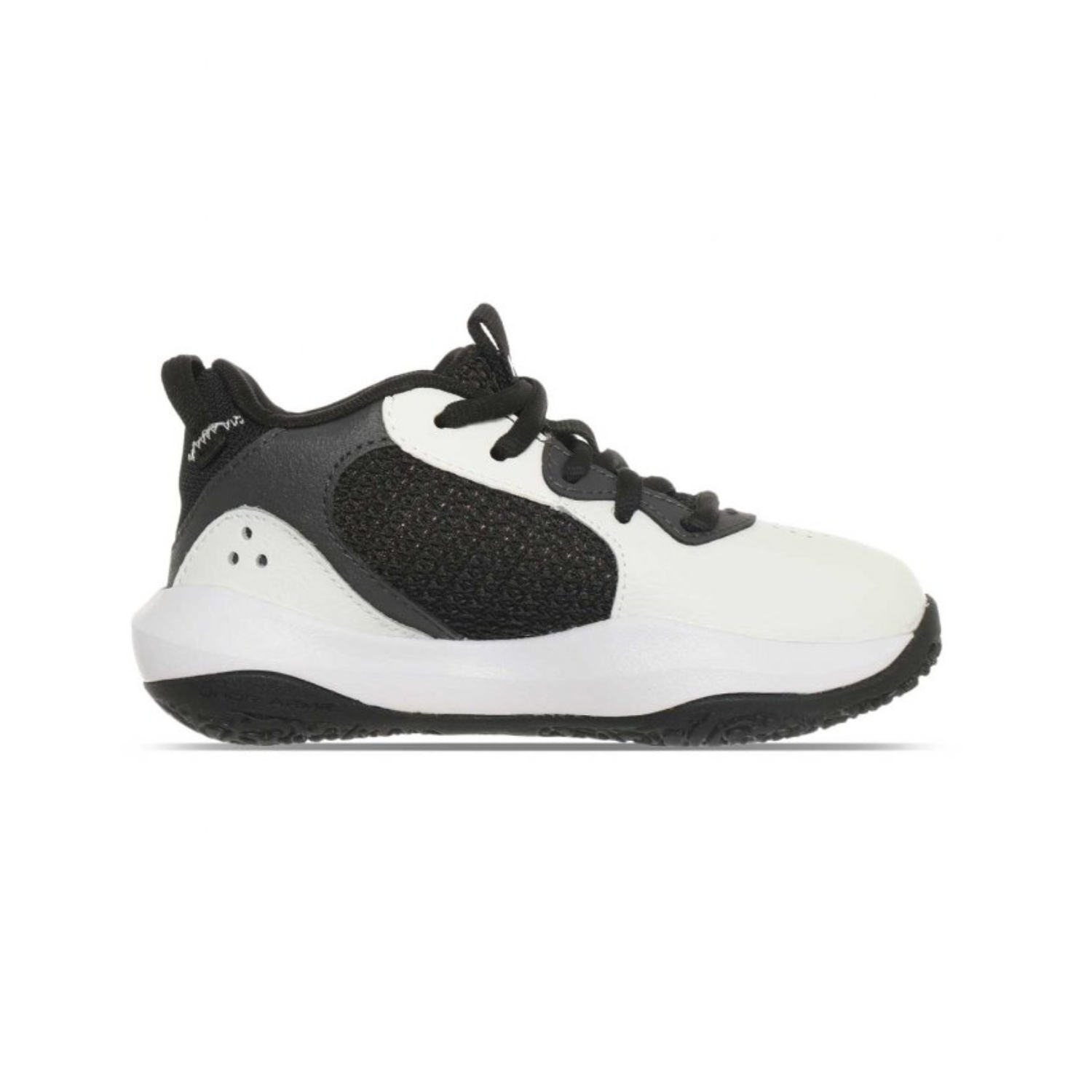 Tenis Deportivo Under Armour UA PS Lockdown Blanco De Niños 3025618-101.