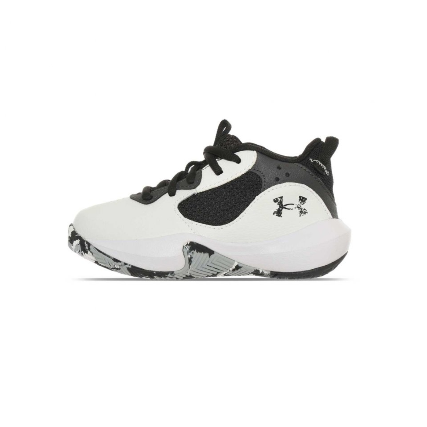 Tenis Deportivo Under Armour UA PS Lockdown Blanco De Niños 3025618-101.