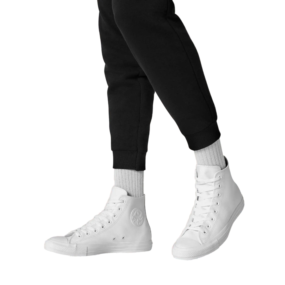 Tenis Converse All Star en Bota de Piel Blanco Unisex 1T406.