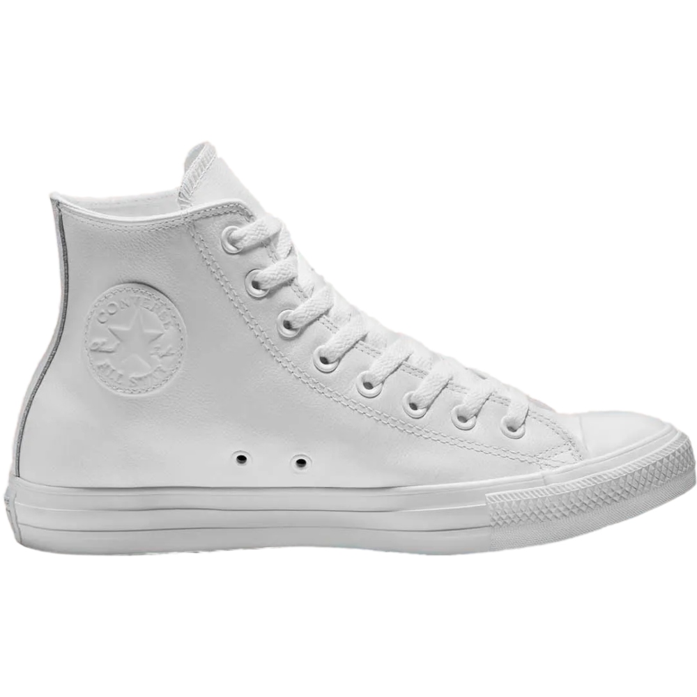 Tenis Converse All Star en Bota de Piel Blanco Unisex 1T406.