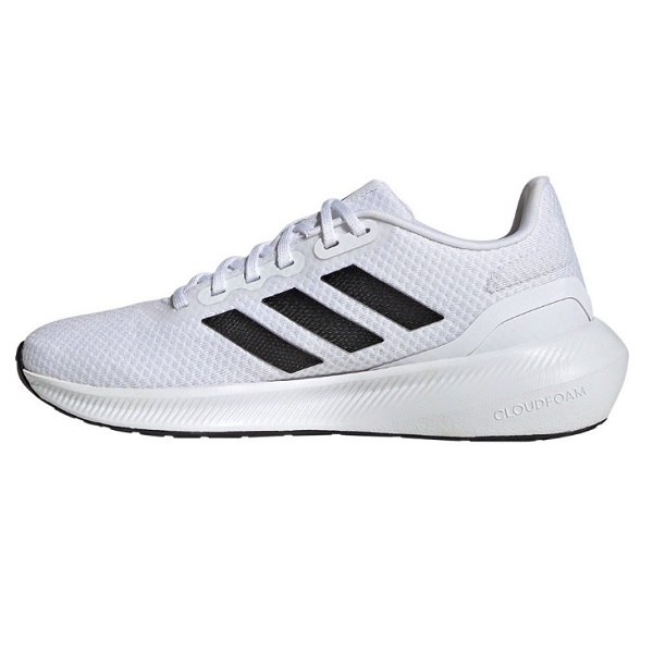 Tenis Adidas Runfalcon 3.0 K Blanco/negro Running Mujer.