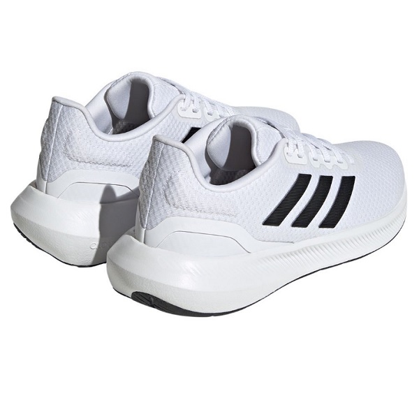 Tenis Adidas Runfalcon 3.0 K Blanco/negro Running Mujer.