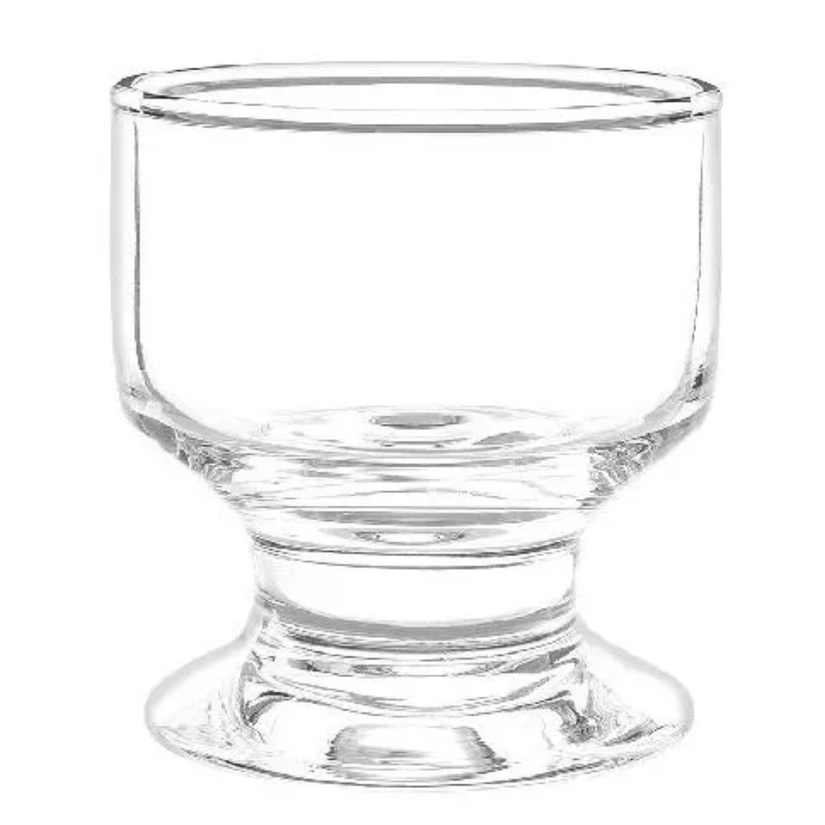 Lex Juego De 6 Copas De Vidrio Para Licor Postre Helado.