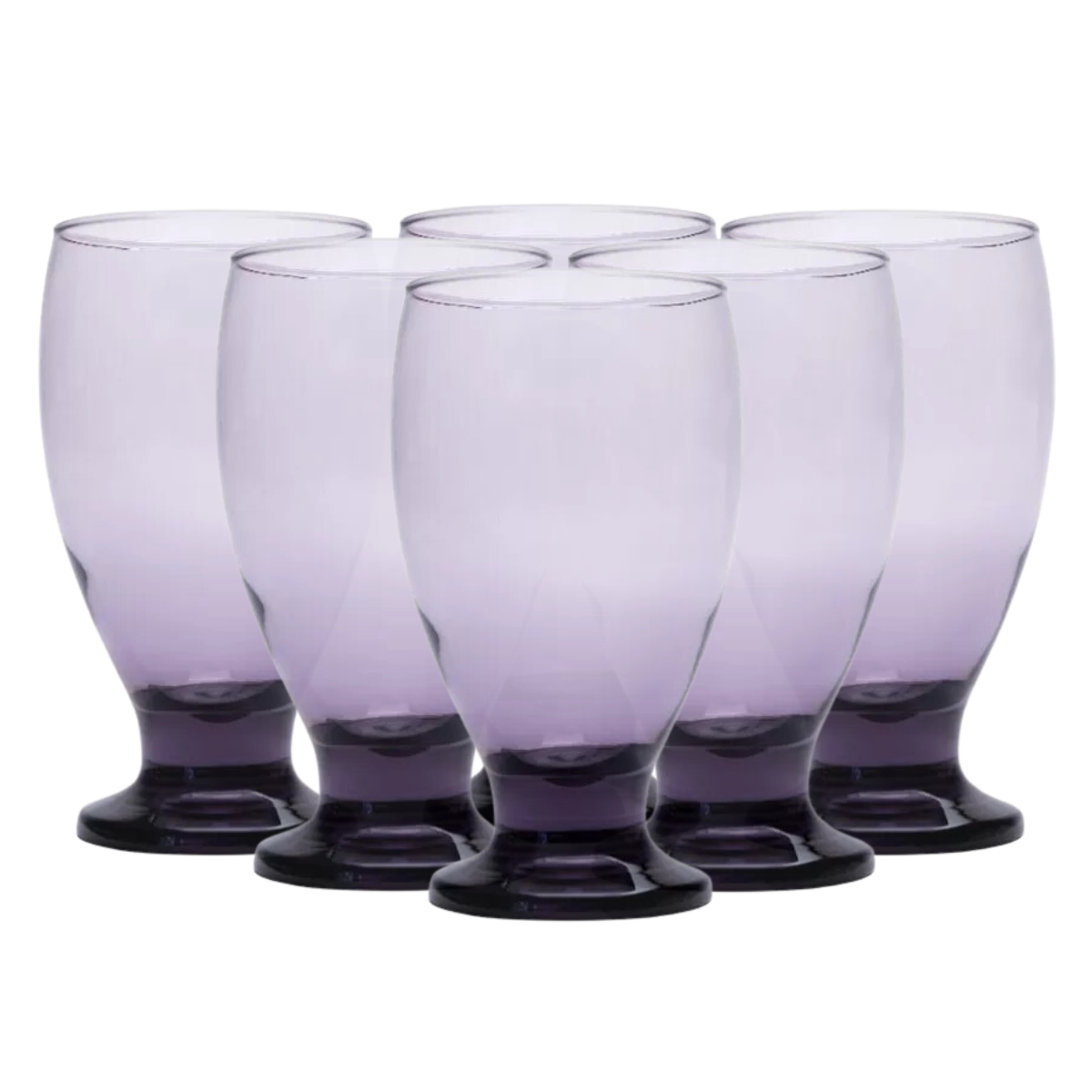 Lex Colors Juego De 6 Copas De Vidrio De 355 ml.