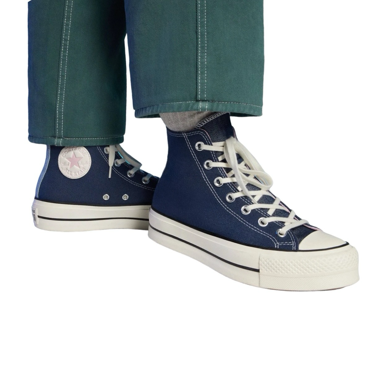 Tenis Converse Ctas Lift Hi A03821C Plataforma Para Mujer - Original