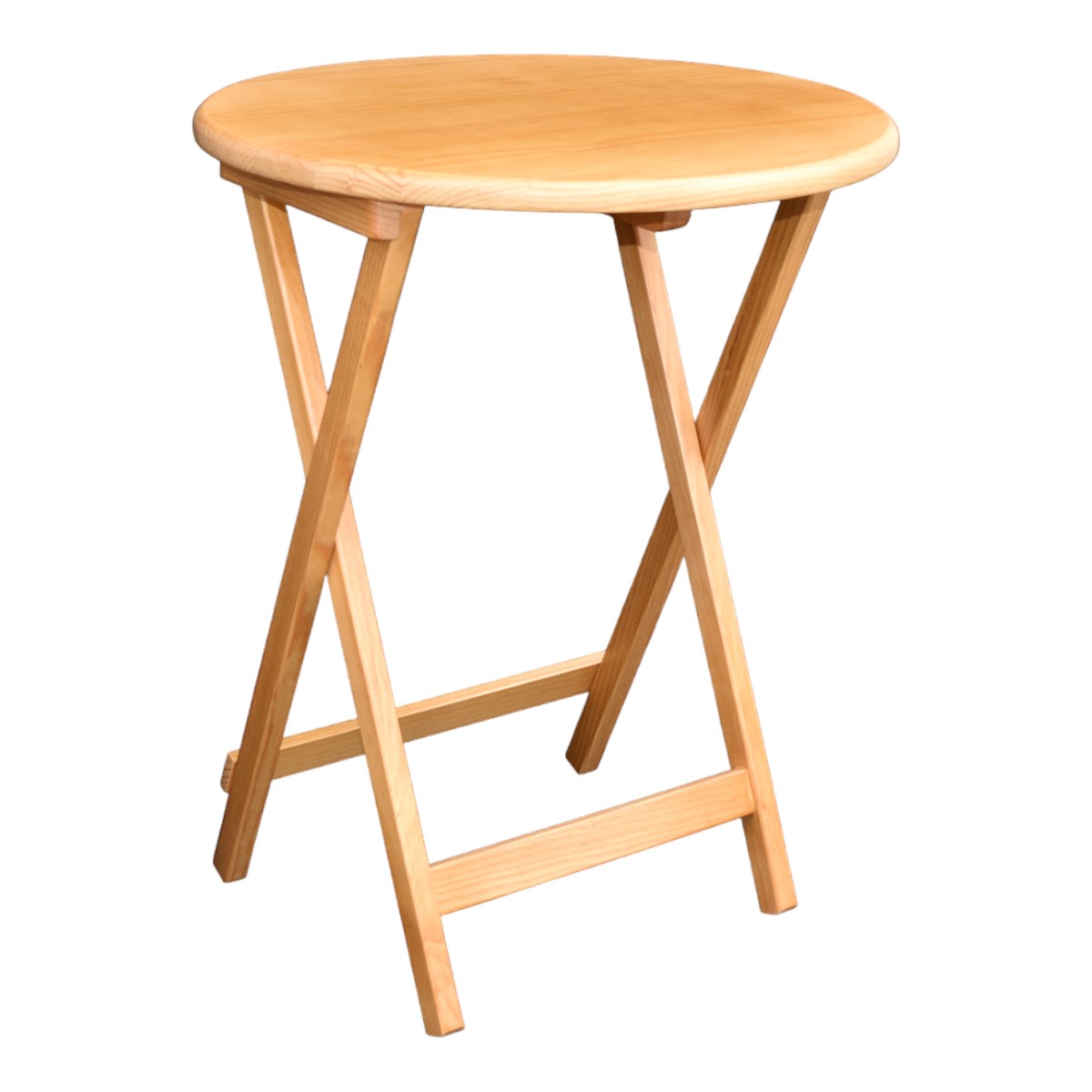 Mesa Plegable Redonda de Madera Hogare.