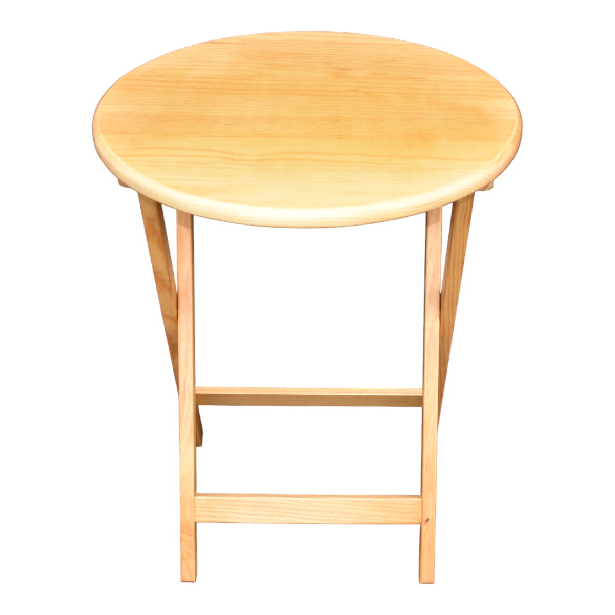 Mesa Plegable Redonda de Madera Hogare.