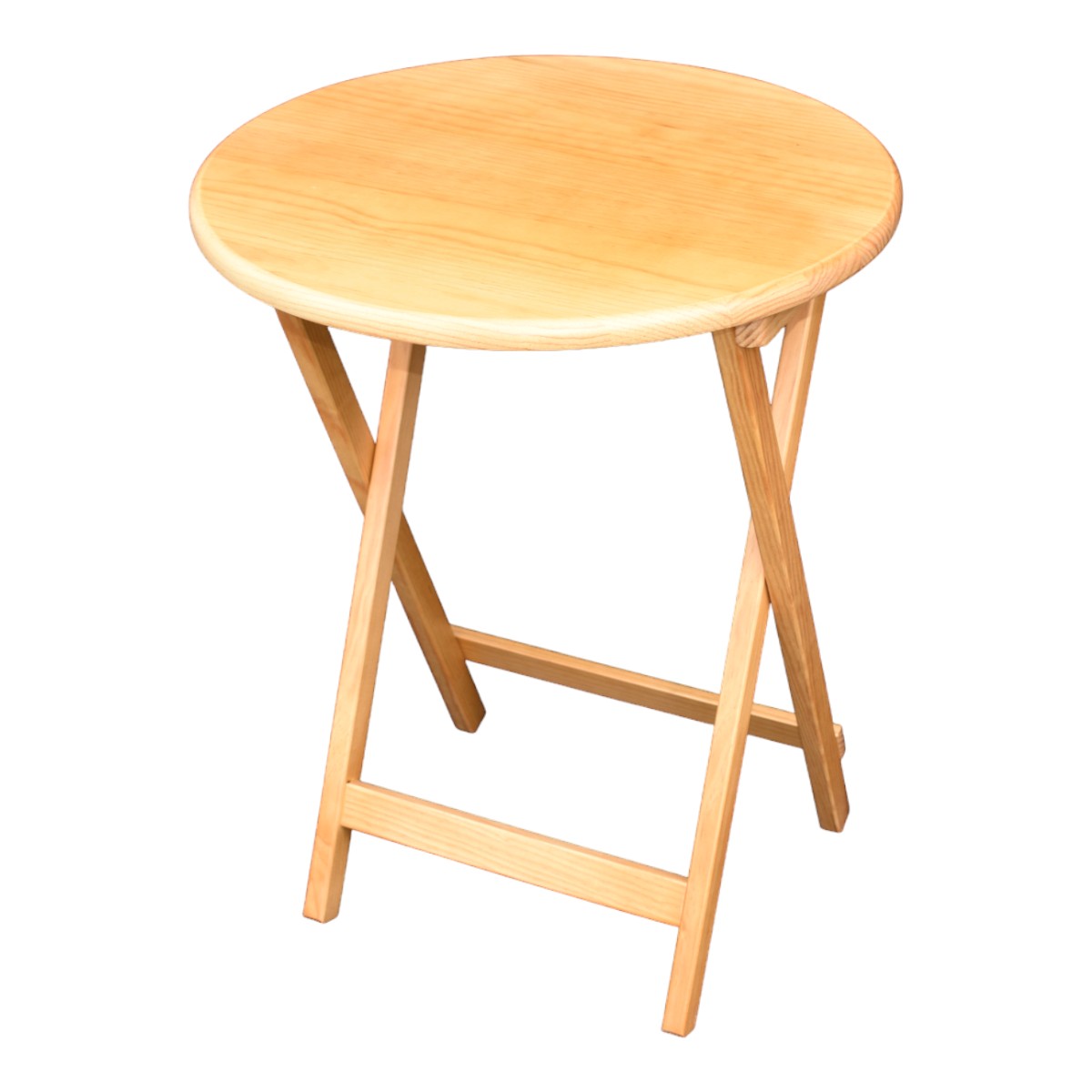 Mesa Plegable Redonda de Madera Hogare.