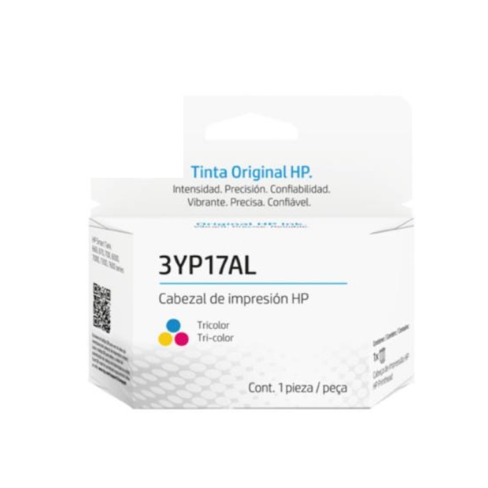 Cabezal de impresión HP   Tricolor   Original (3YP17AL)