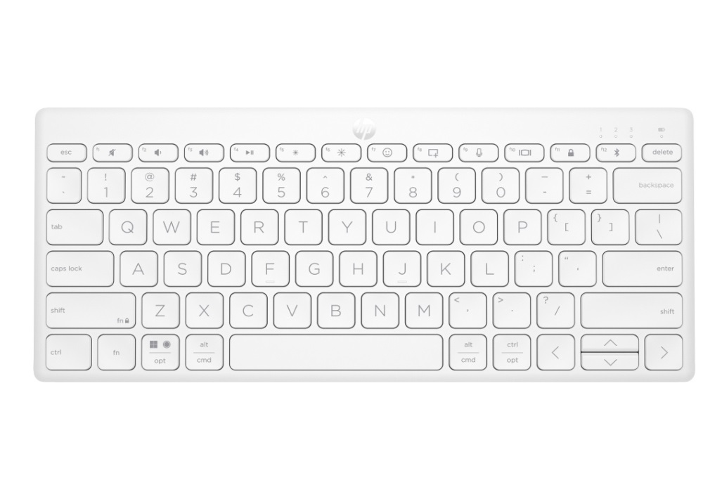 Teclado HP 350, Inalámbrico, Bluetooth, Blanco (Inglés)