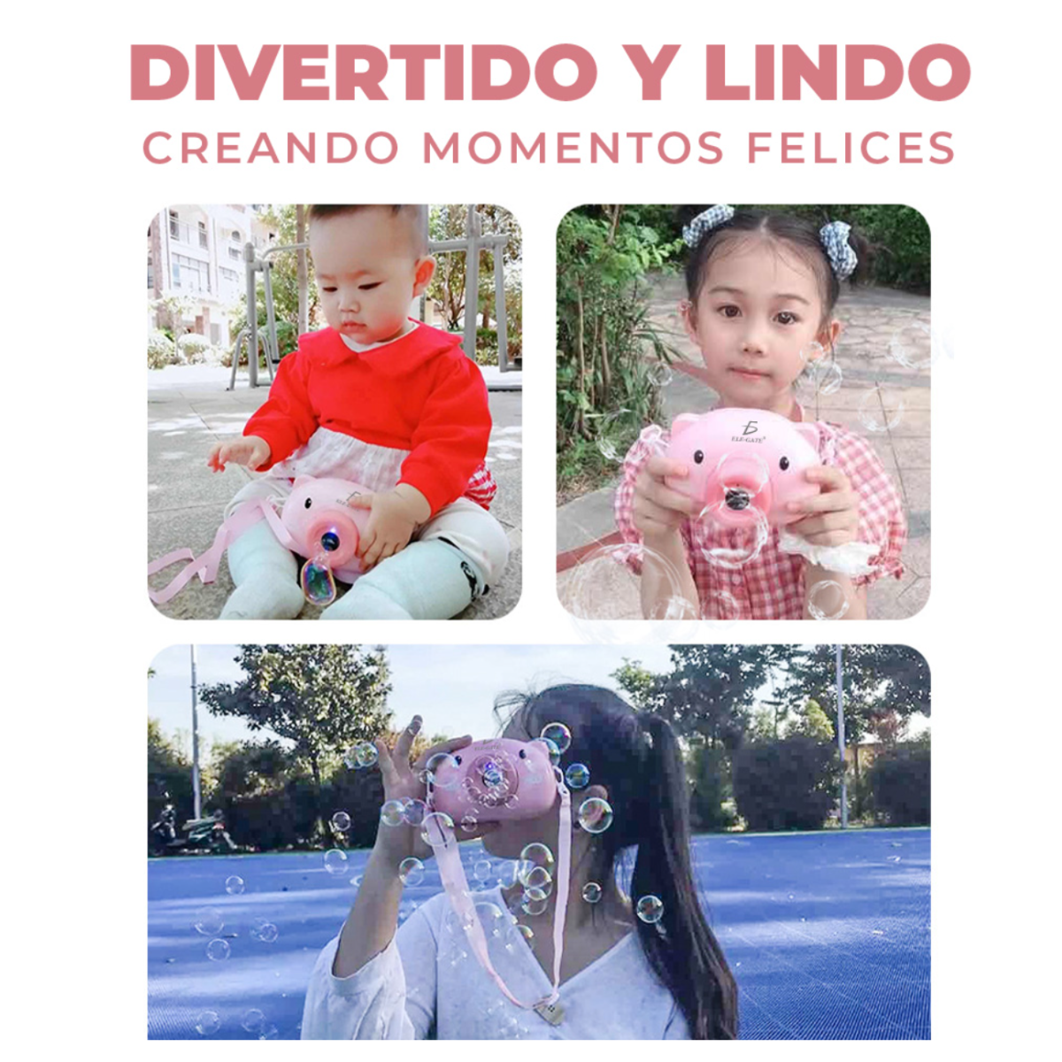 Máquina de Burbujas Automática Cámara Puerquito