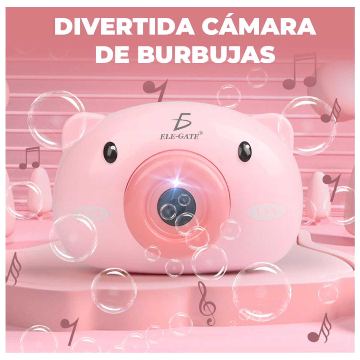 Máquina de Burbujas Automática Cámara Puerquito
