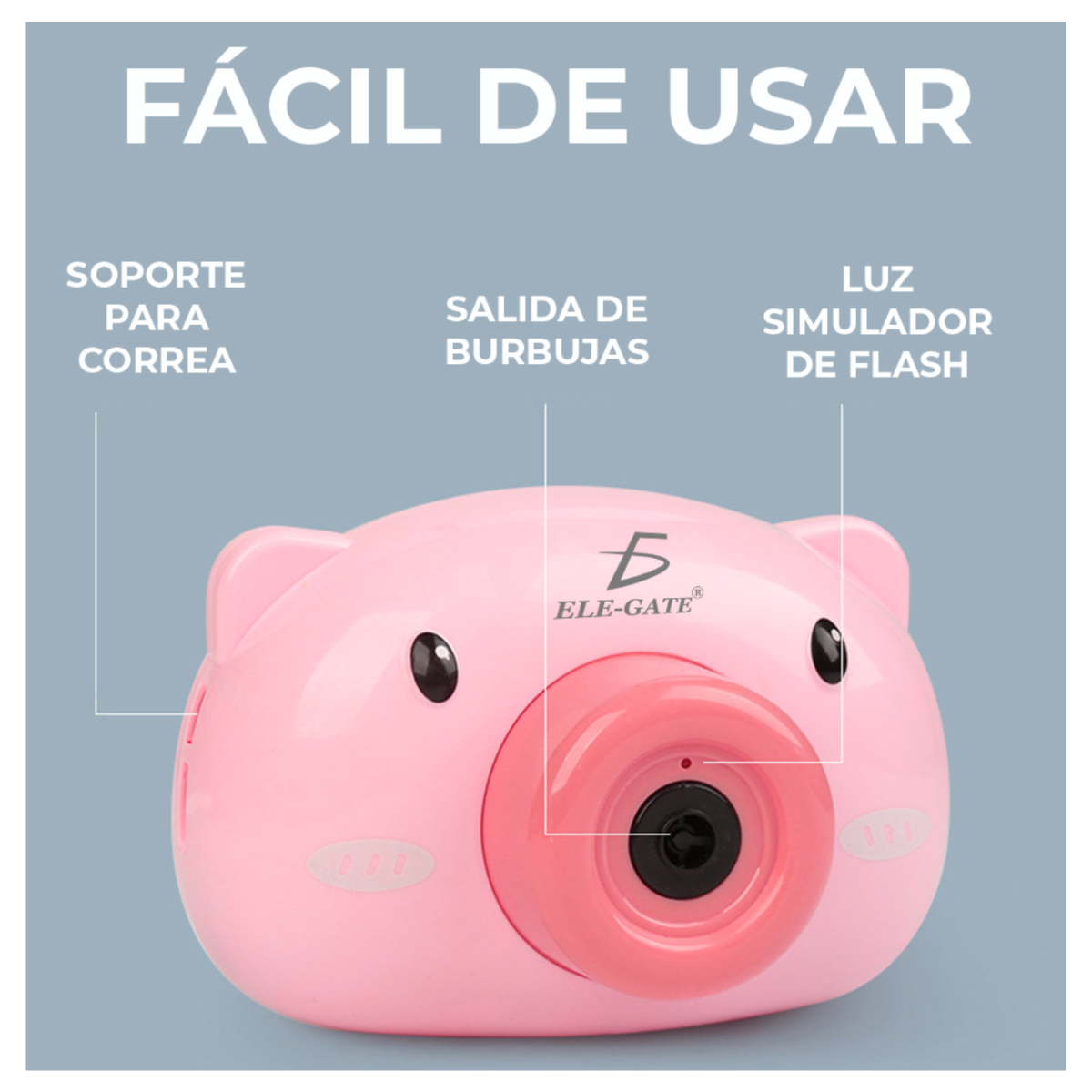 Máquina de Burbujas Automática Cámara Puerquito