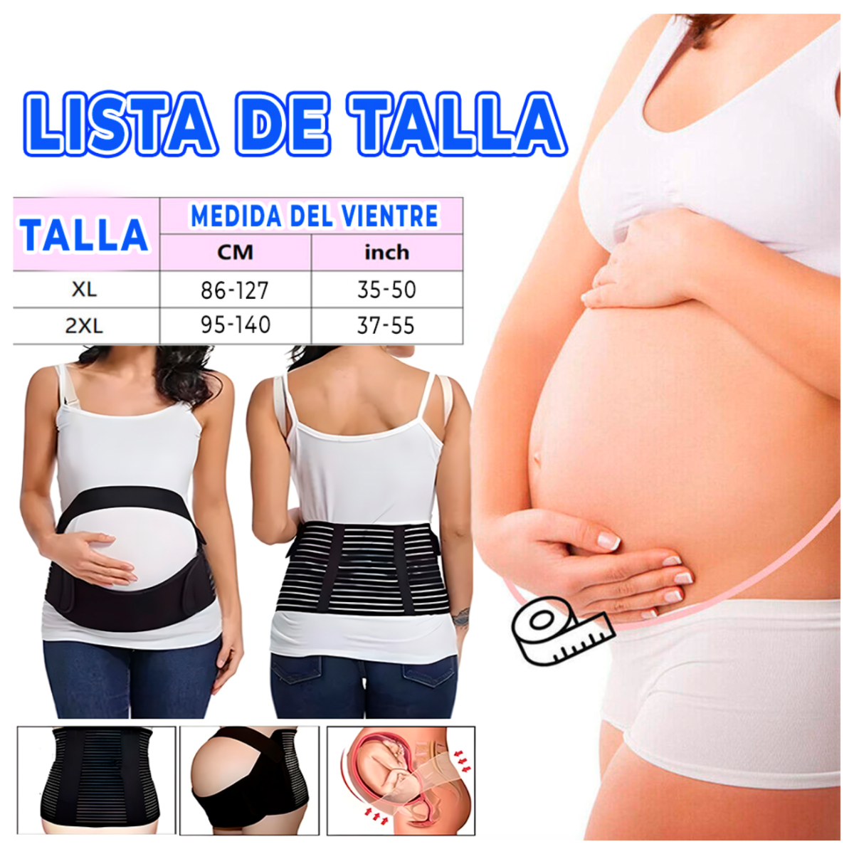 Cinturón De Soporte De Vientre para Mujer Embarazada