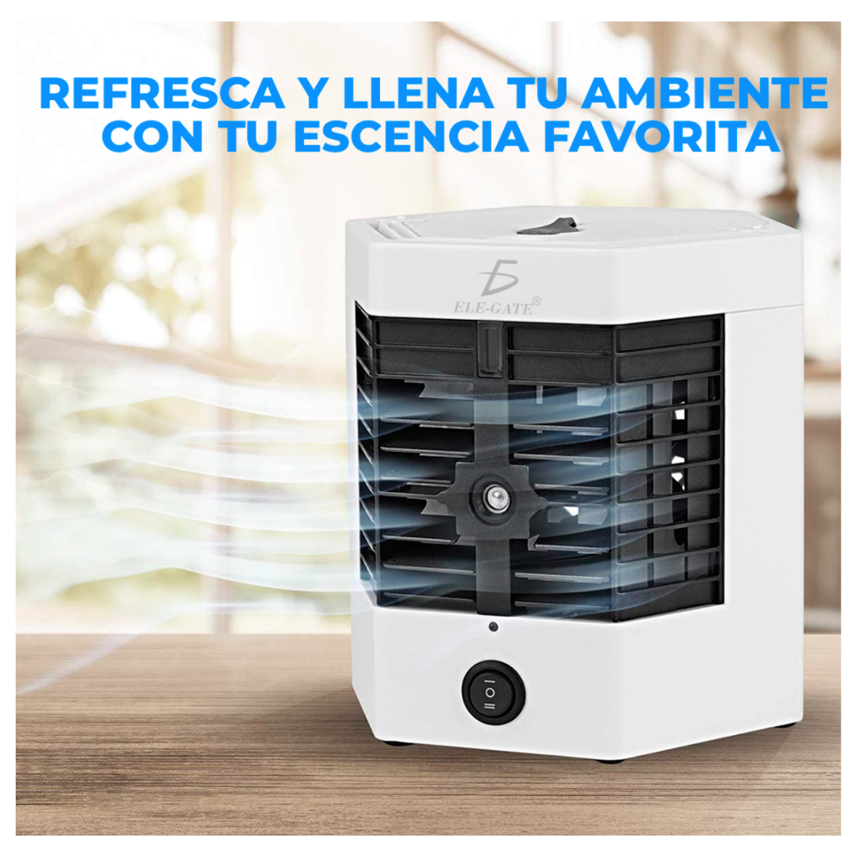 Ventilador Enfriador Humidificador De Aire Con Cable Usb.