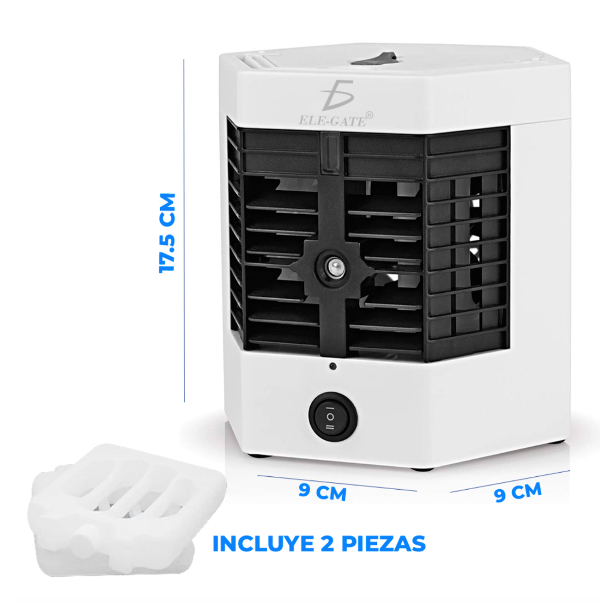 Ventilador Enfriador Humidificador De Aire Con Cable Usb.