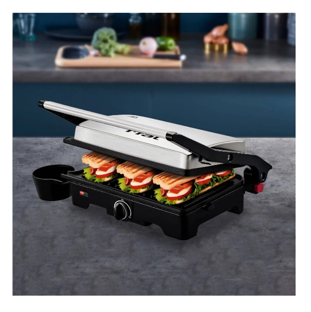 Parrilla Panini y Asadora T-Fal SW332DMX 1850 Watts