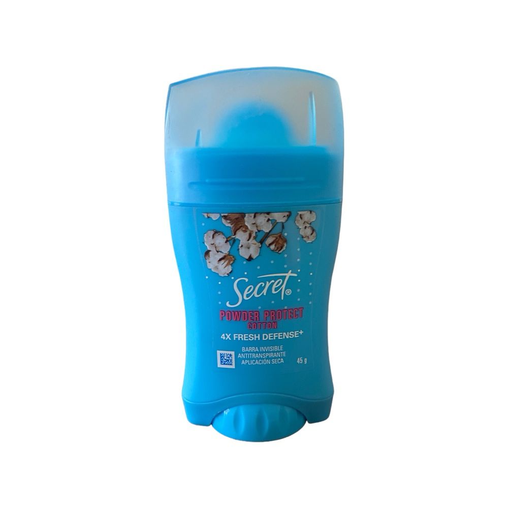 Desodorante Secret Powder Protect Cotton 45g Caja 6 Pz