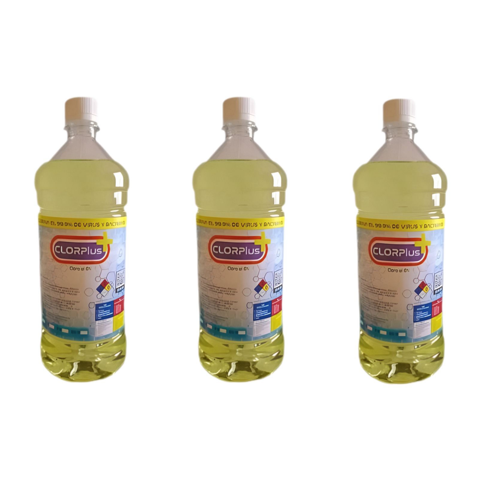 Liberha Clorplus Cloro Blanqueador De 1l Caja Con 12 Pz