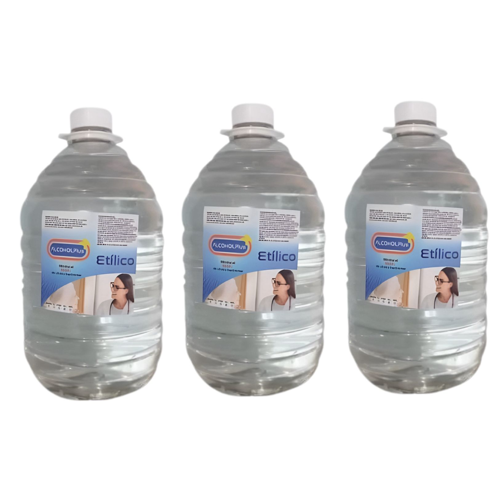 Liberha Alcohol Etílico 5 Litros Caja Con 5 Piezas