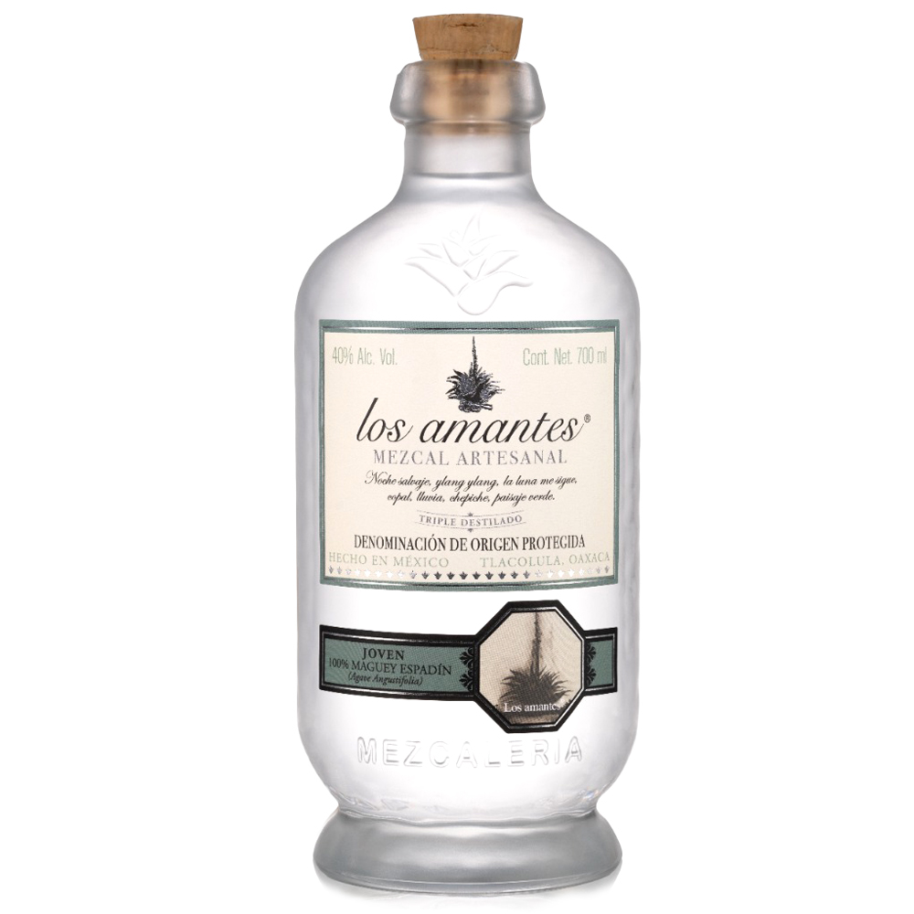 Mezcal LOS AMANTES JOVEN de 700 ML.