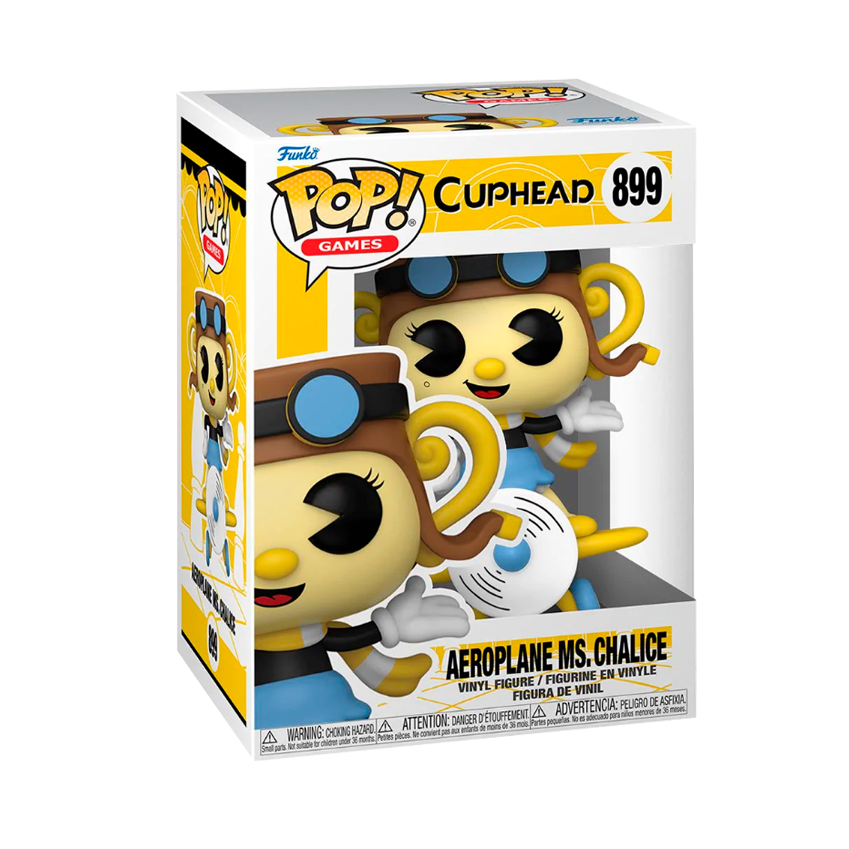 Funko Pop Caliz En Avion #899 Cuphead Game Figura Original