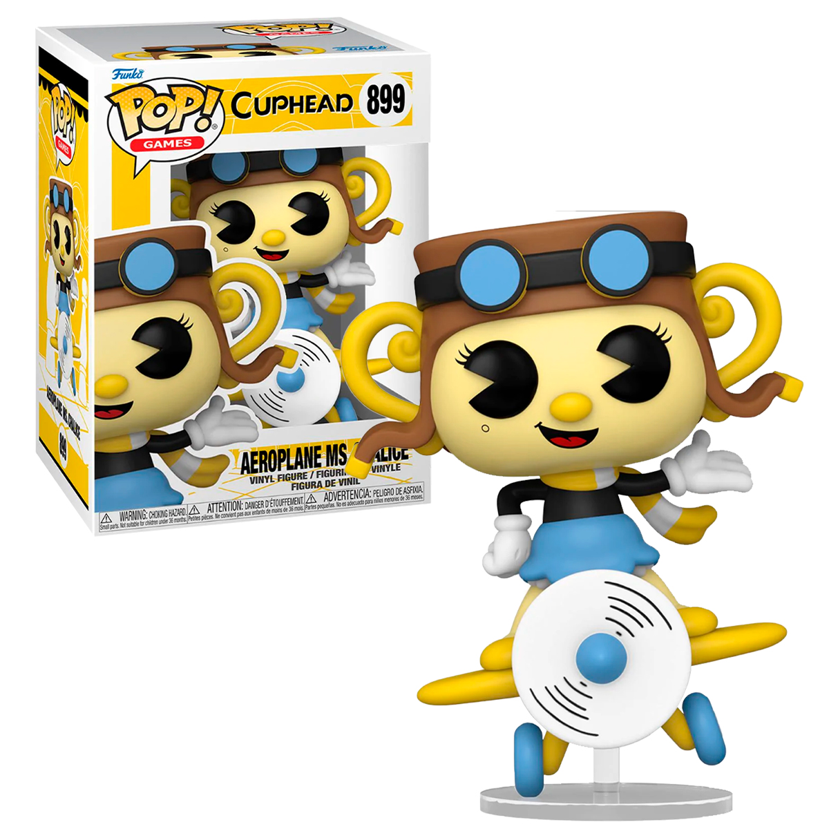Funko Pop Caliz En Avion #899 Cuphead Game Figura Original
