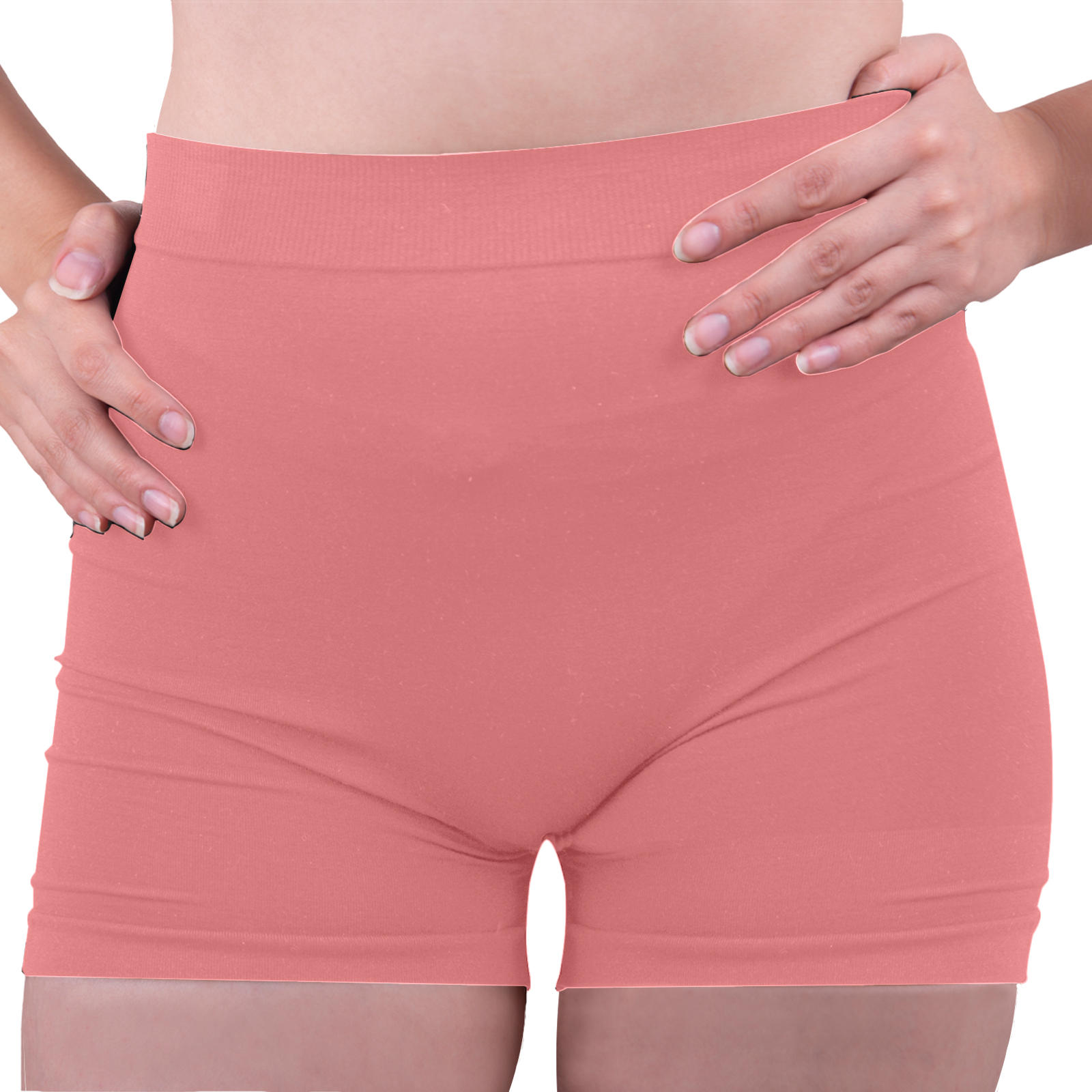 Short Licra Rosa Unitalla Deportivo, Mujer Dama, Atlético, Boxer, Entrenamiento, Pantalones Cortos, Uso Diario