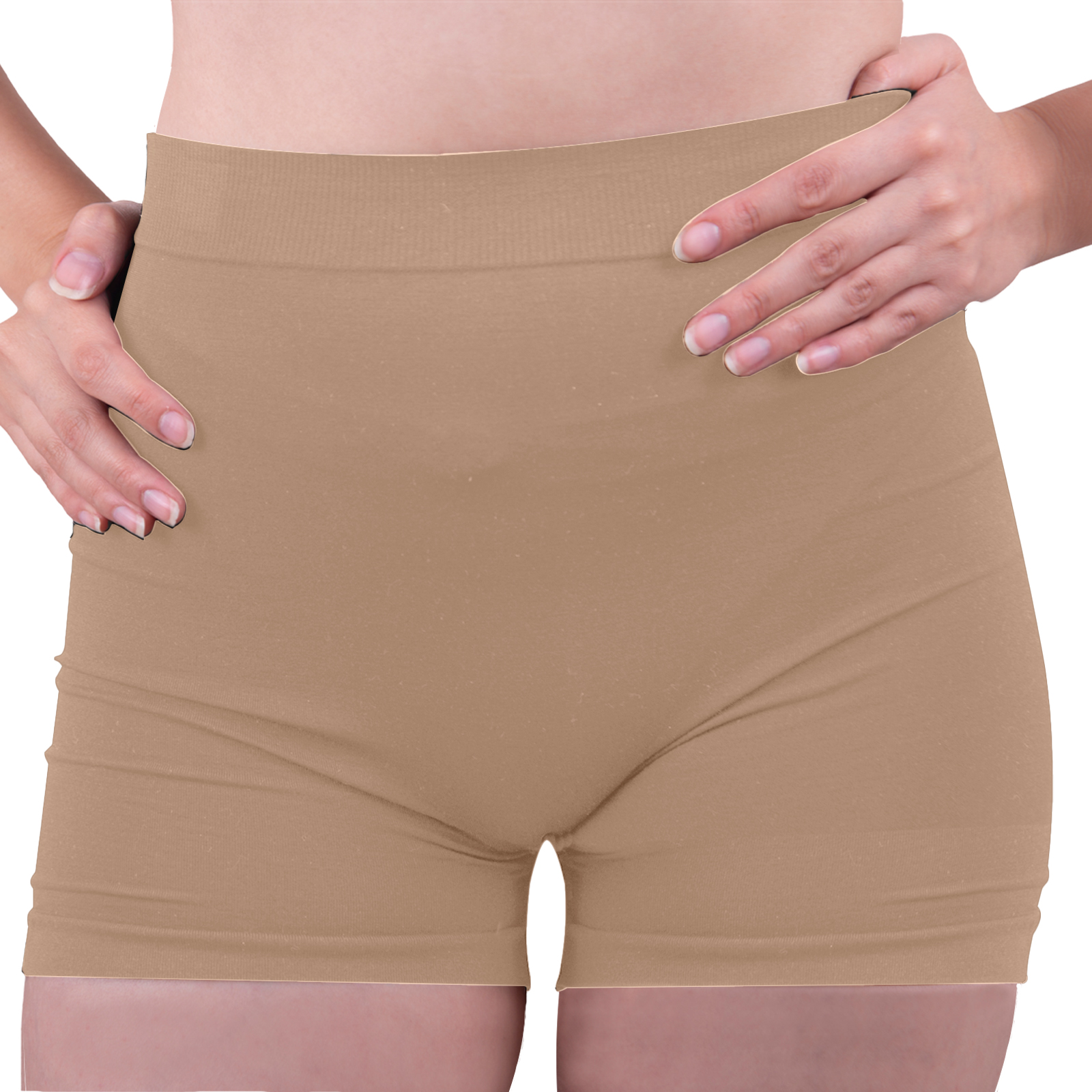 Short Licra Mujer, Beige, Unitalla, Deportivo, Dama, Atlético, Boxer, Entrenamiento, Pantalones Cortos, Biker.