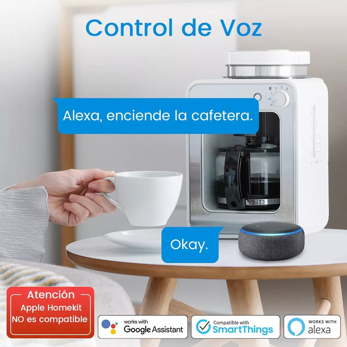 Enchufe Inteligente Wifi Contacto Alexa Smart Plug