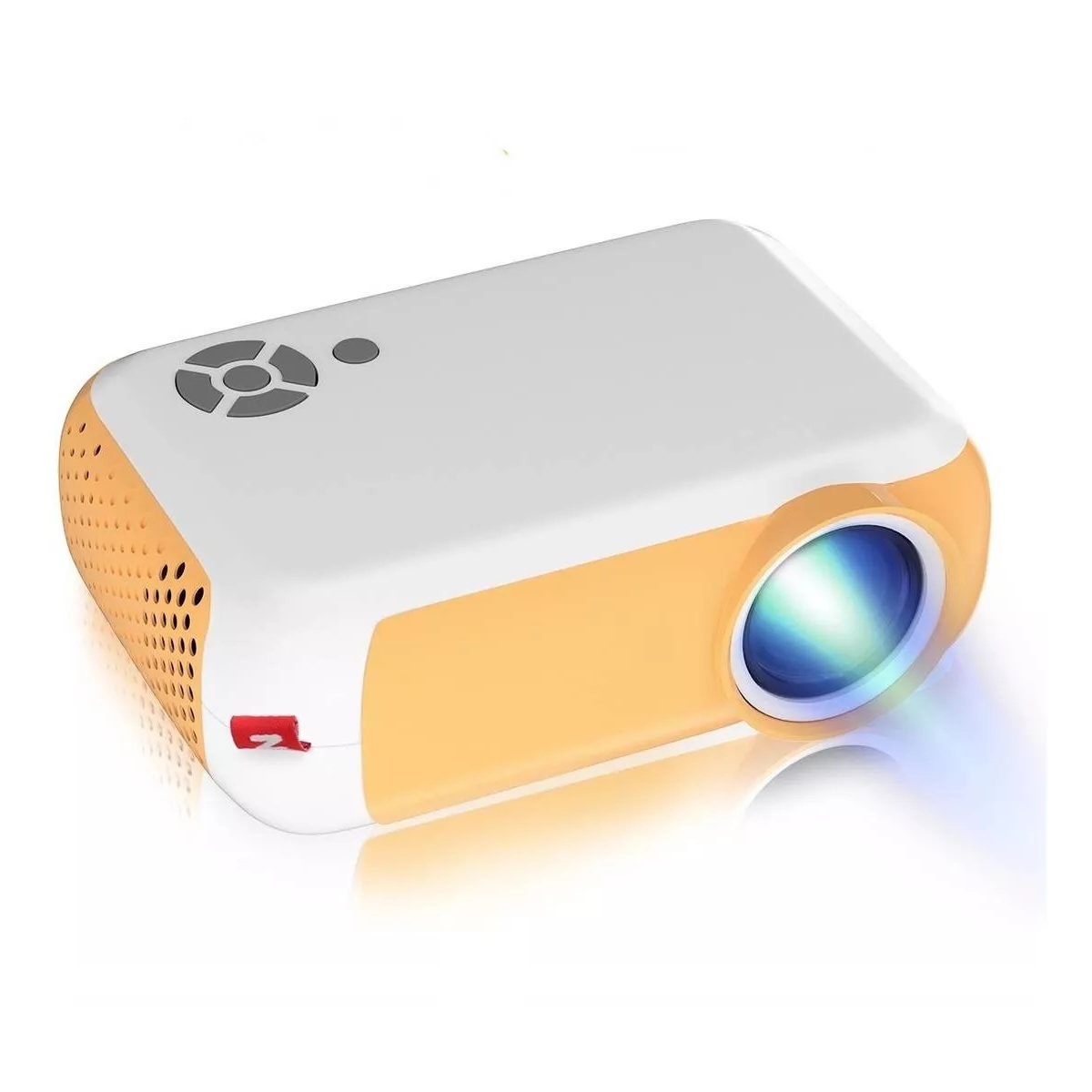 Proyector Mini  A10 2000lm blanco y naranja 5V