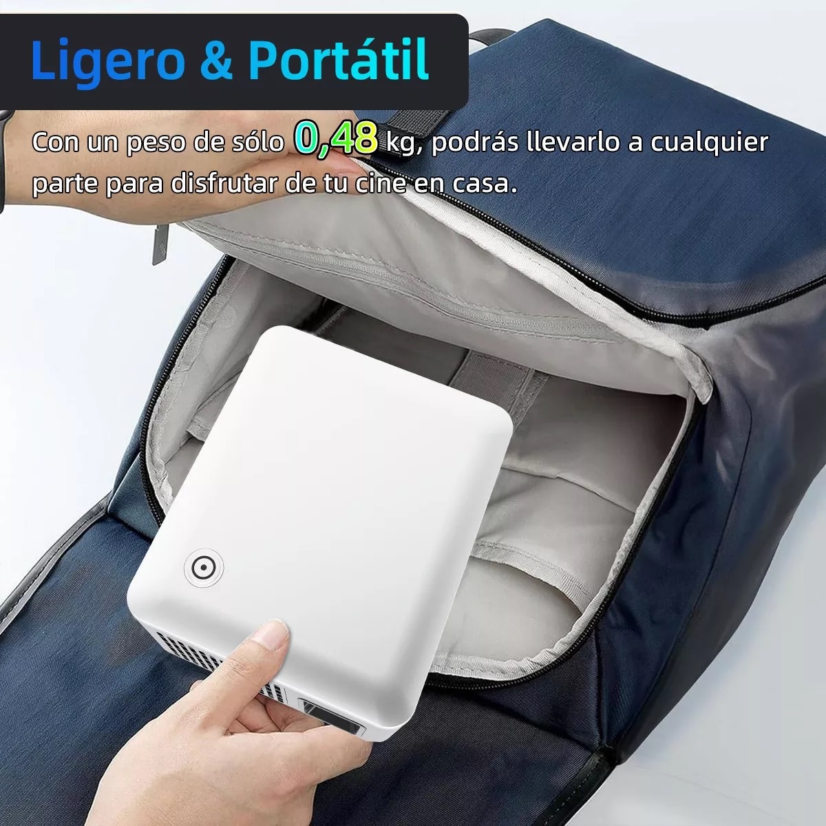 Mini Proyectores Portatil Wifi Para Celular Led Hd 4k Cañon