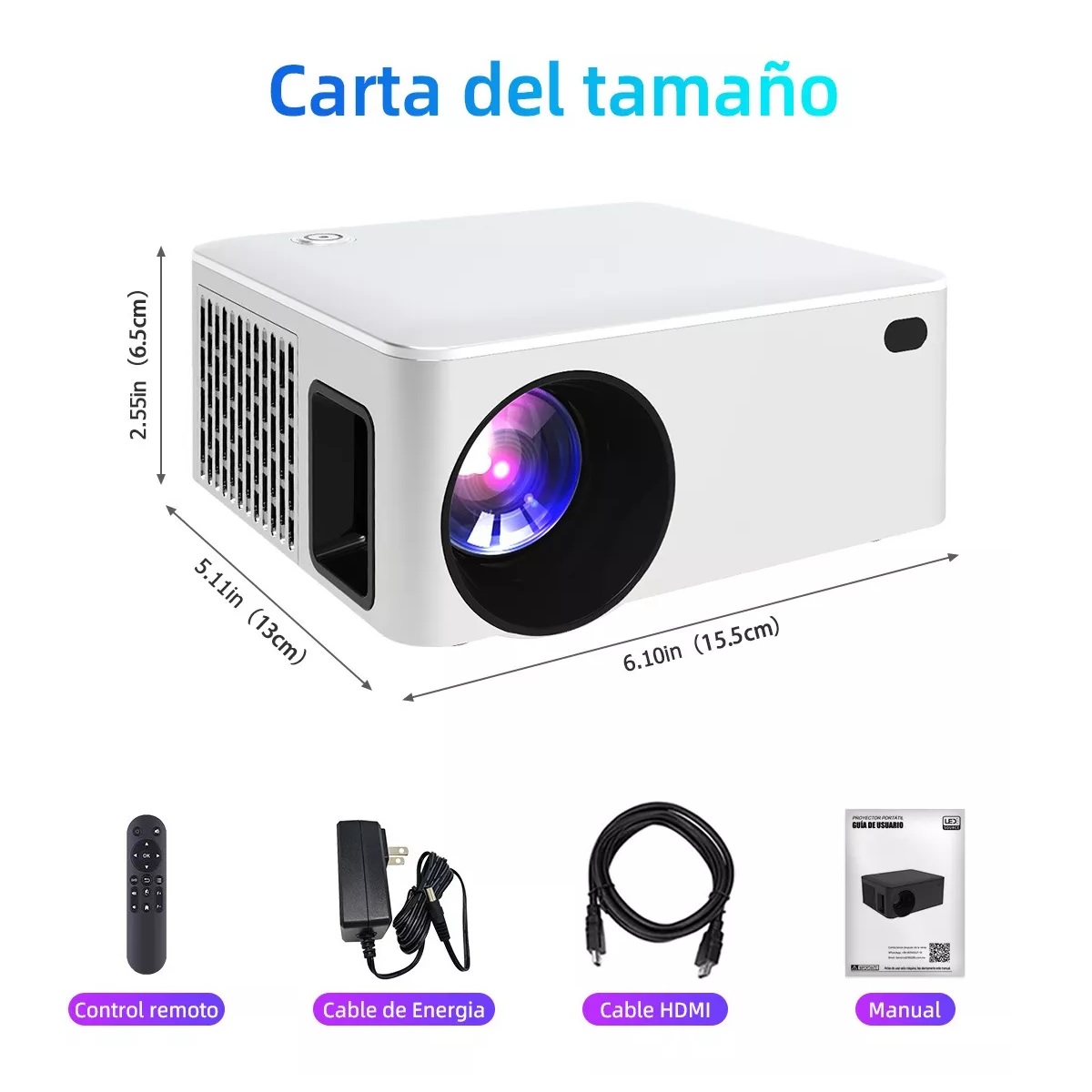 Mini Proyectores Portatil Wifi Para Celular Led Hd 4k Cañon