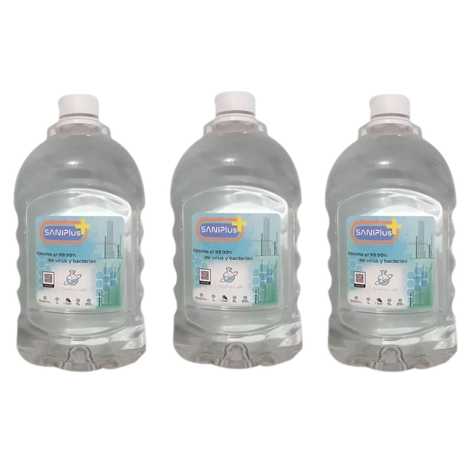 Sanitizante Nivel Hospitalario Liberha Saniplus Galón 8 Pz