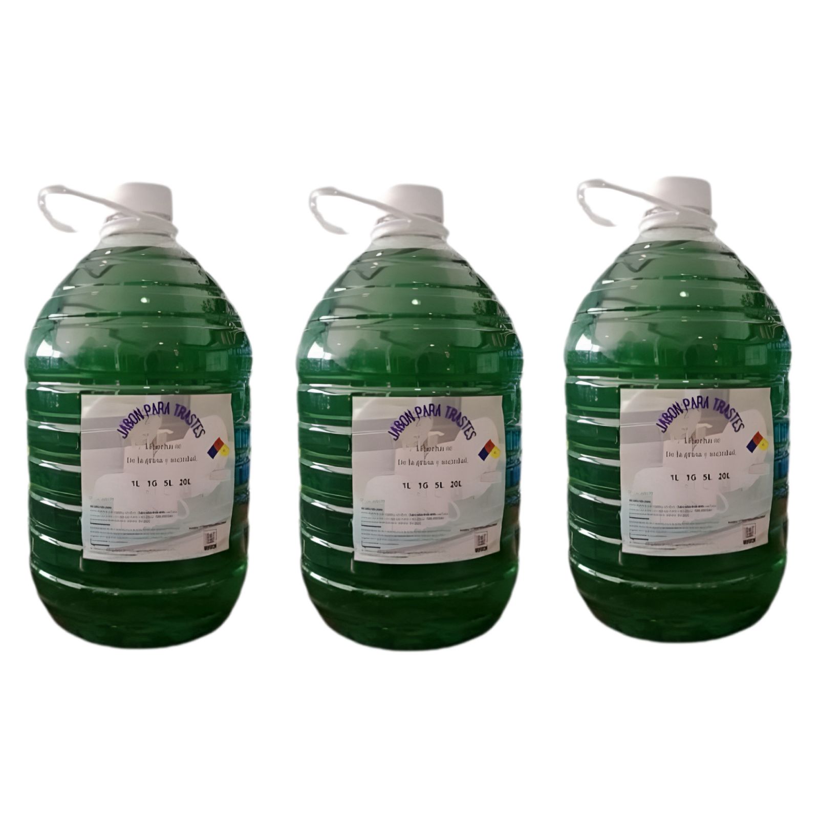 Liberha Jabón Para Trastes 5 Litros Caja Con 5 Piezas