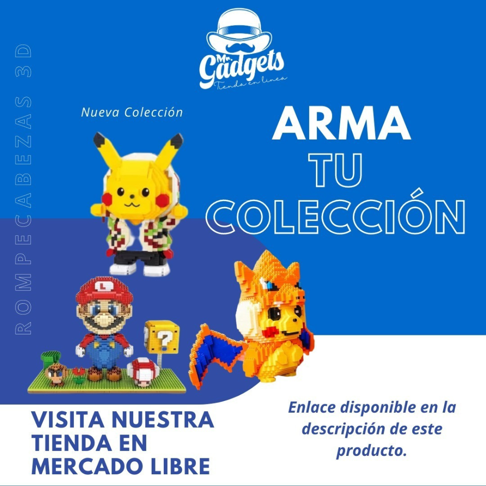 Bloques De Construcción Mario 3D, Rompecabezas, Mini Blocks Armables 2000 pzs, Figura de Mario, Juguetes de Mario para Niños, Juguete de Construcción, Juguetes Didácticos..