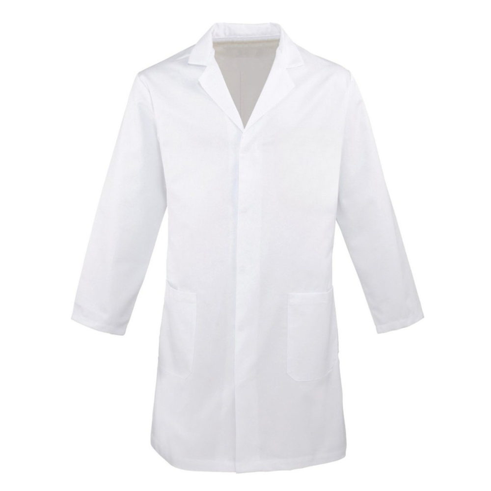 Uniforme Médico Enfermera Bata De Laboratorio Blanca Mujer
