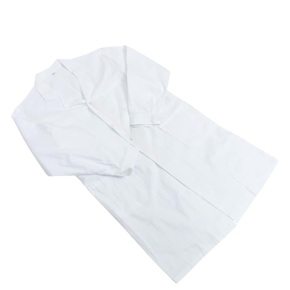 Uniforme Médico Enfermera Bata De Laboratorio Blanca Mujer