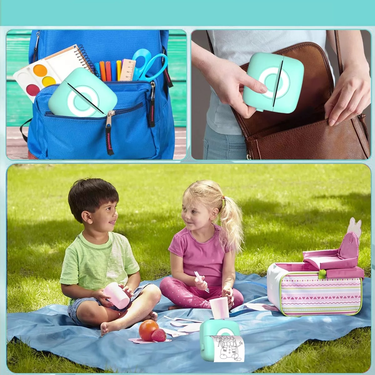 Mini Impresora Térmica Inalámbrica Portátil 200dpi Bluetooth