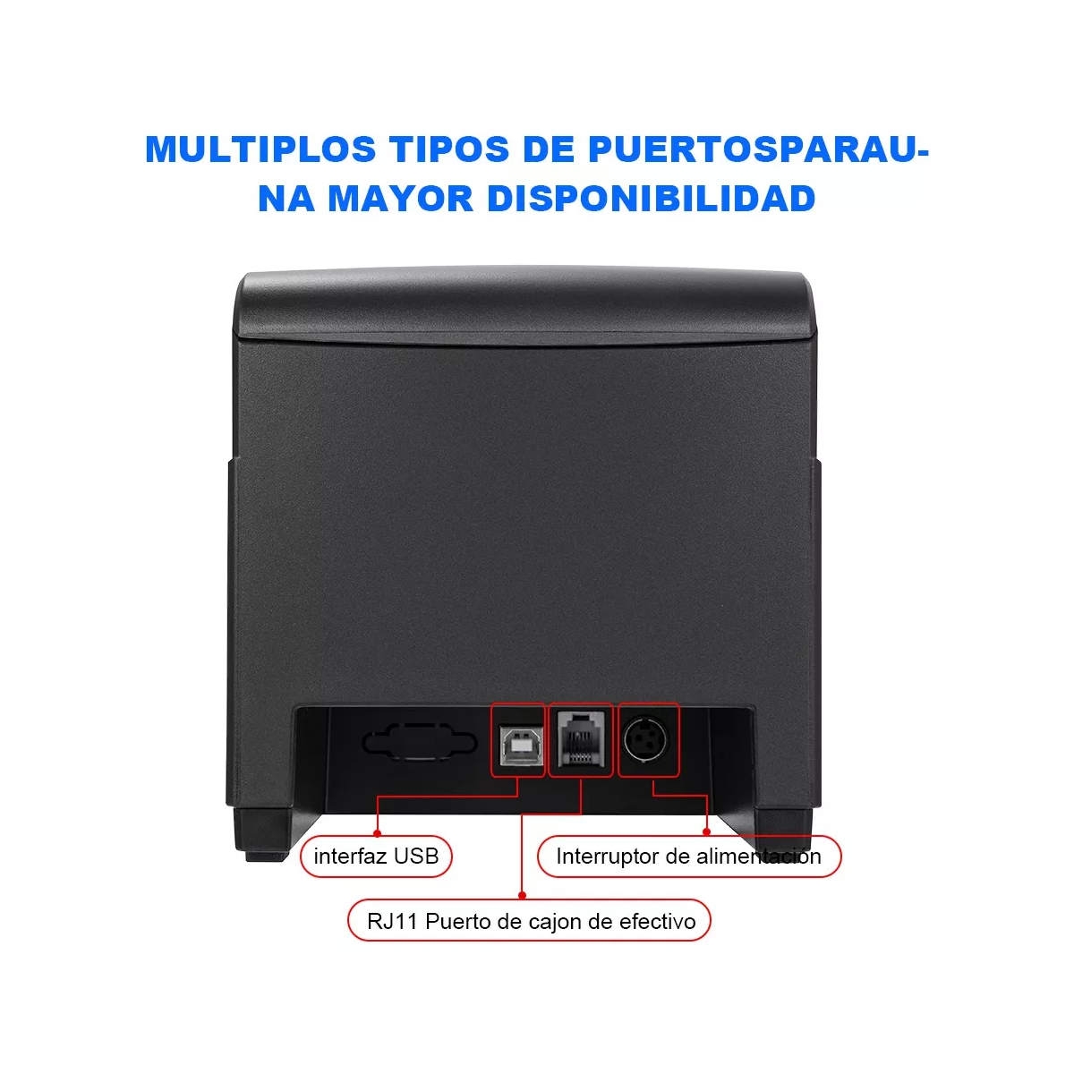 Impresora Térmica De Recibos Usb+wifi De 80 Mm