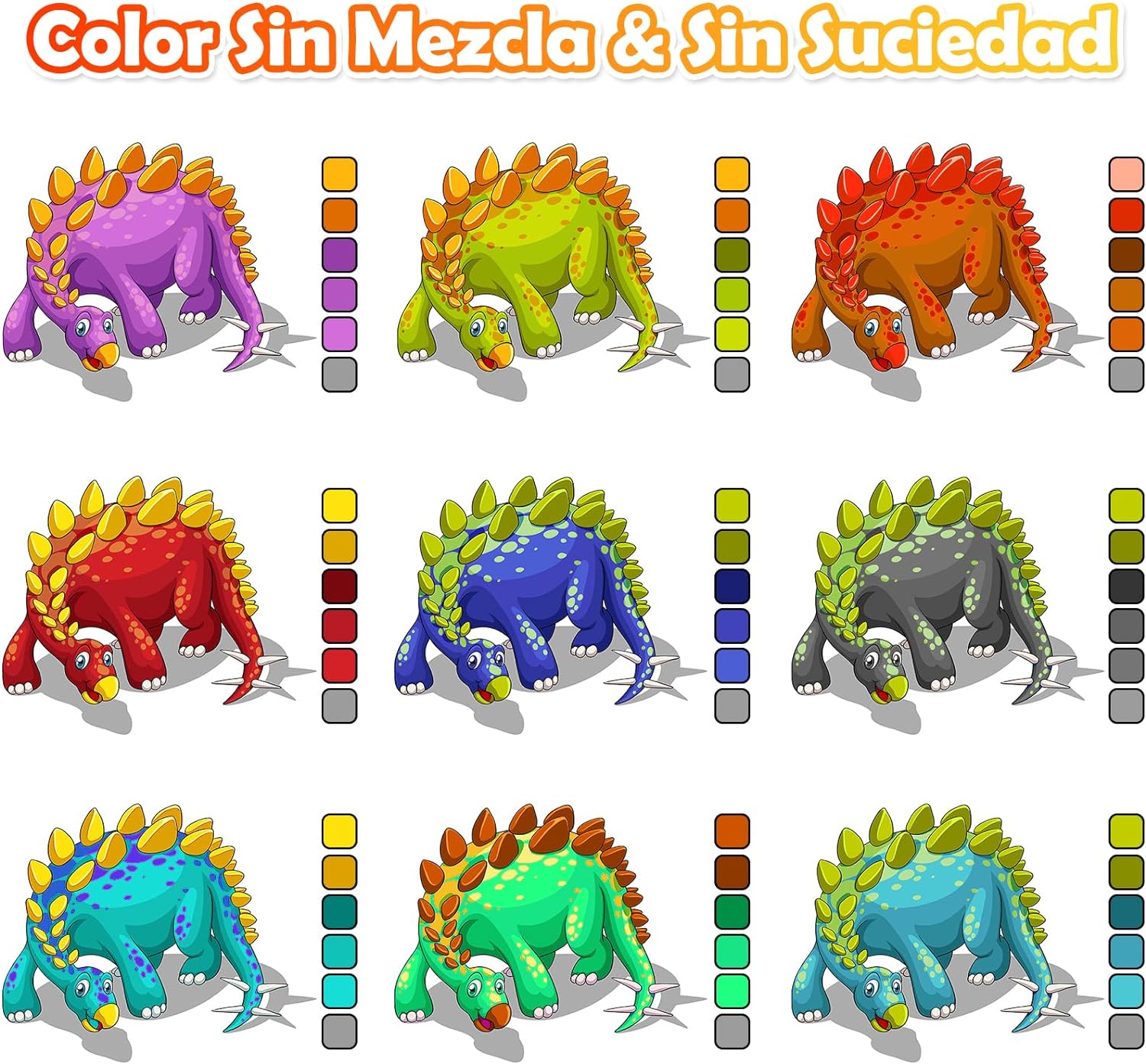 Set de plumones 48 piezas con estuche punta delgada y punta gruesa