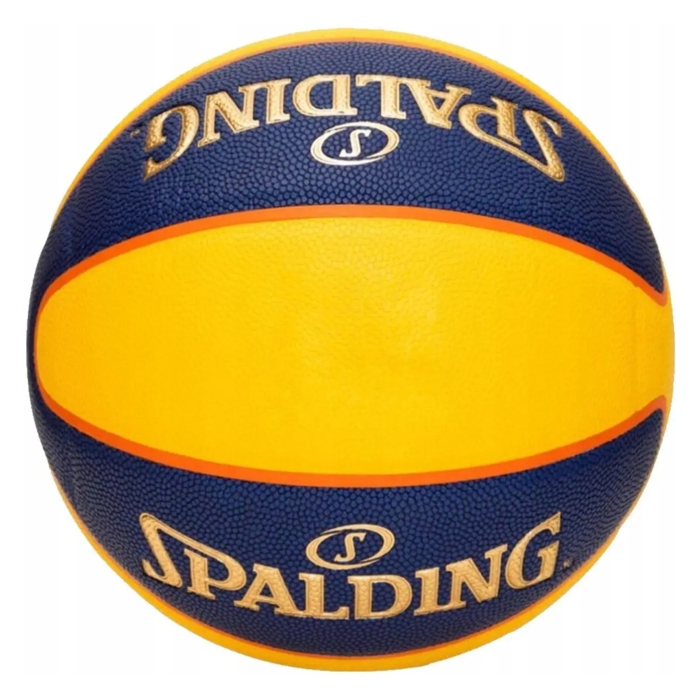 Balon De Basquetbol Spalding TF-33 Rubber 2021 Amarillo-Azul 84352Z