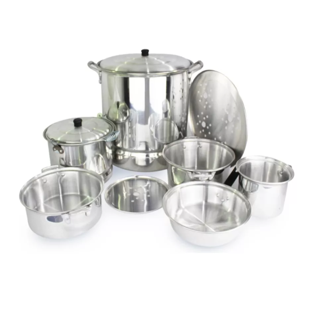 Juego Básico De Aluminio N.34 Contiene 6 Piezas.