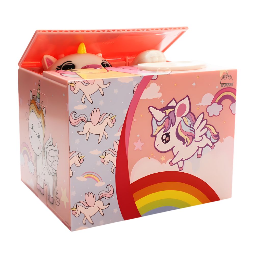 Alcancía Gadgets&Fun De Unicornio Roba Monedas