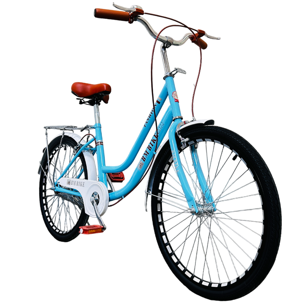 Bicicleta Para Adulto Rodada 24 Vintage Azul