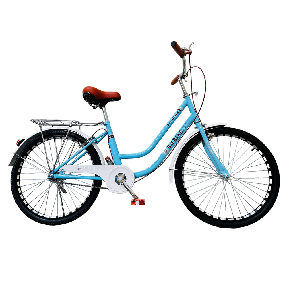 Bicicleta Para Adulto Rodada 24 Vintage Azul