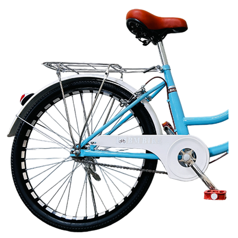 Bicicleta Para Adulto Rodada 24 Vintage Azul