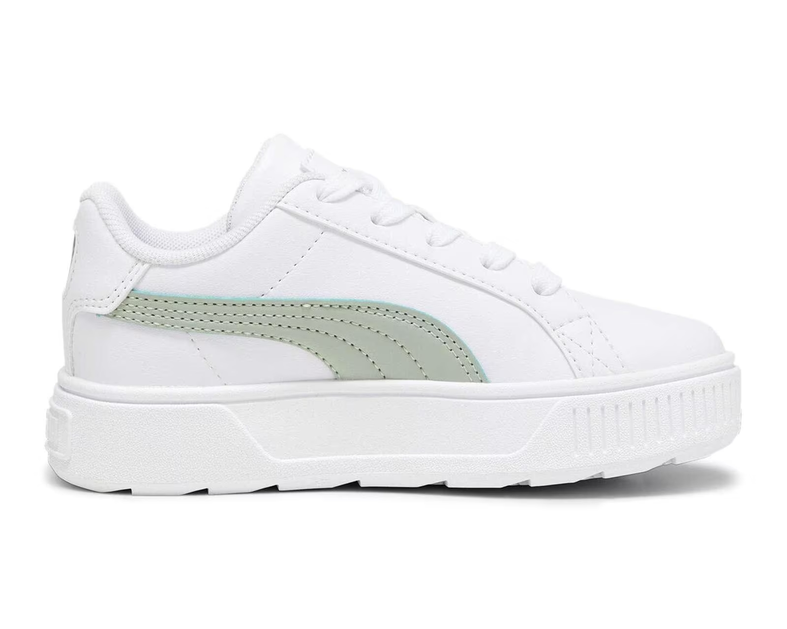 Tenis Puma Karmen Rebelle Blanco Verde de Niñas Original.