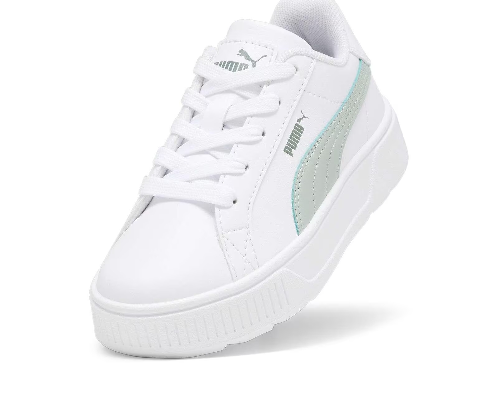 Tenis Puma Karmen Rebelle Blanco Verde de Niñas Original.
