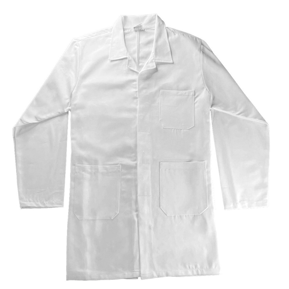 Bata Blanca Laboratorio Para Niño Uniforme 100% Algodon
